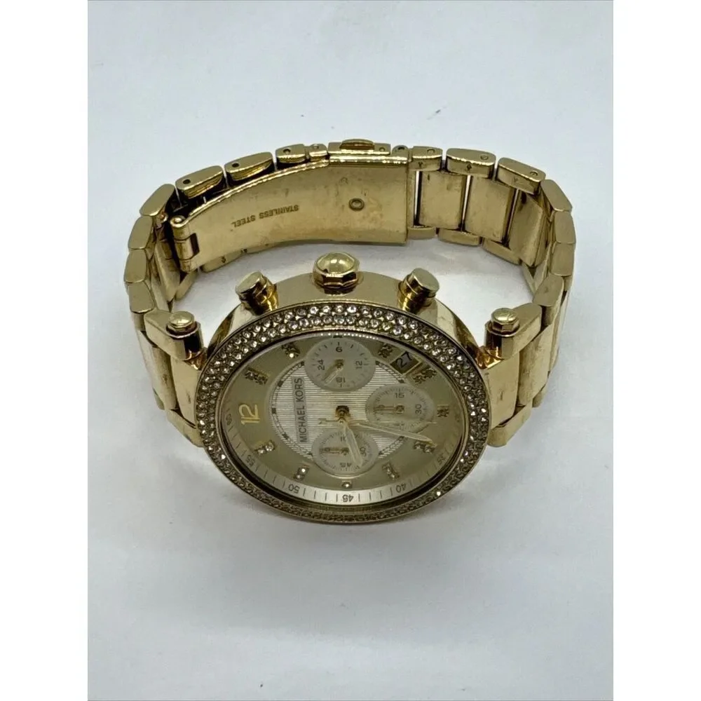 Michael Kors Parker MK5354 Women Stainless Steel Analog Dial Quartz Watch JNA430